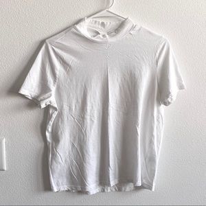 H&M Plain White 100% Cotton Tee Size M
